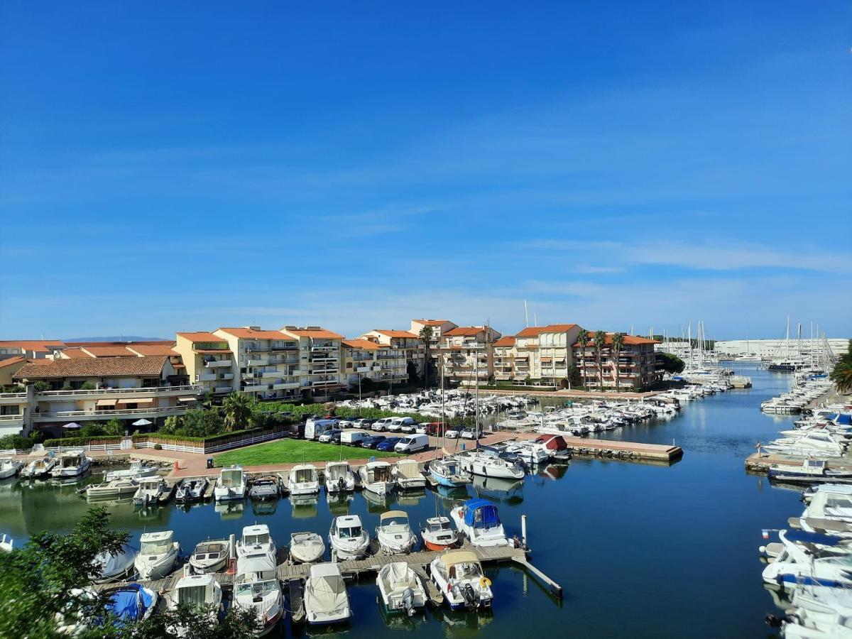 Appartement T2 Vue Mer Et Port,2 Balcons, Parking Prive Canet-en-Roussillon Exterior photo